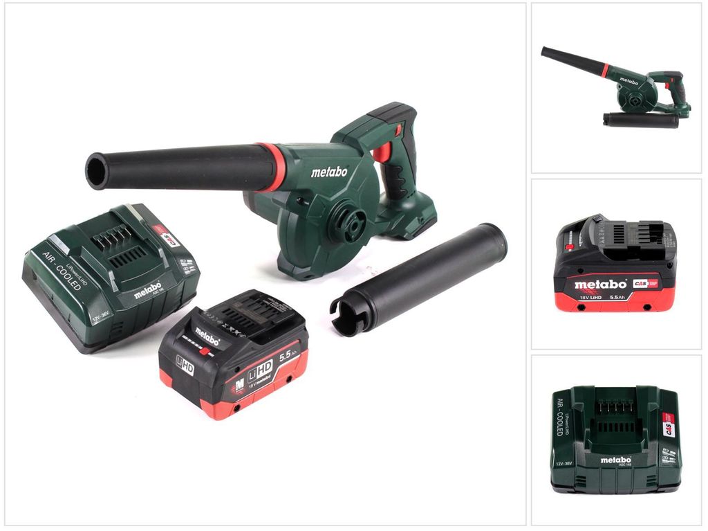 Metabo AG 18 accu-blazer 18 V + 1x LiHD accu 5,5 Ah + Productafbeelding 