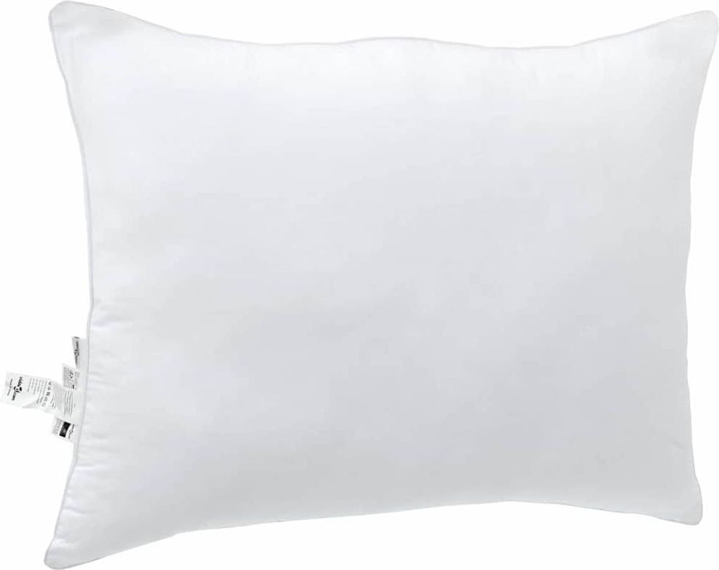 vidaXL Kopfkissen mit Kissen Weiß Baumwolle und Polyester
