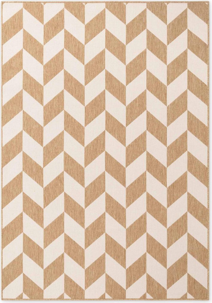 Ted Baker Haringey Flachgewebe Teppich Terrick Jute Weiß