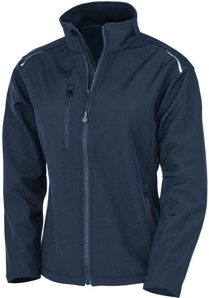 Result Genuine Recycled - "Printable" Softshelljacke Dreilagig für Damen PC4864 (XS) (Marineblau)