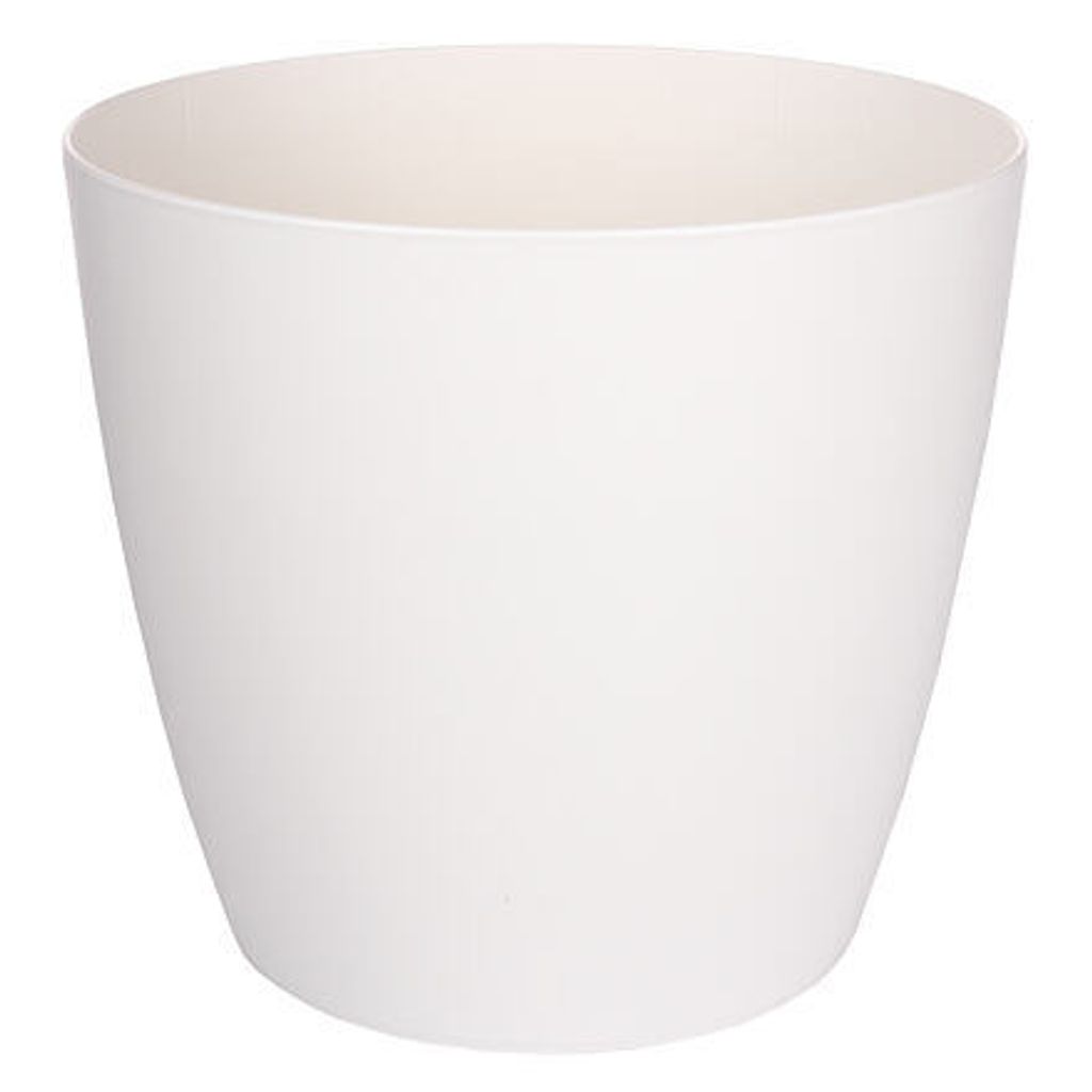 Ella Twist 'n' Roll Ziertopf weiß 40 cm Produktbild 