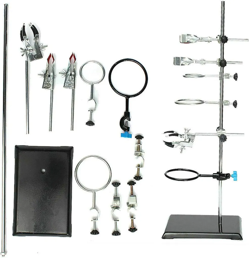 Statique de laboratoire complète 60cm pince de chimie et support métal