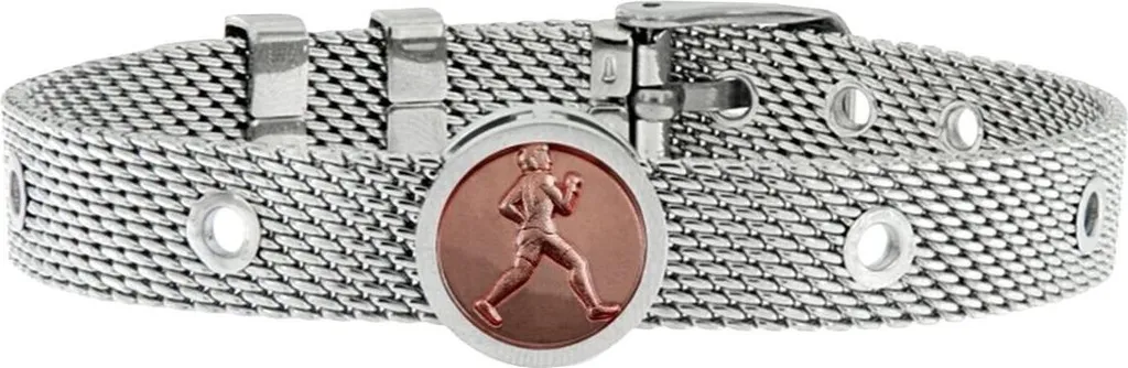 Braccialetto unisex Runner Talent Jewels TJA-1-19-02-1-235 Colore argento