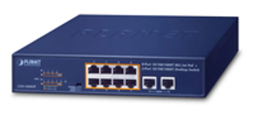 Switch PoE+ Gigabit Planet GSD-1008HP 8 Ports Haute Performance 1000 Mbps