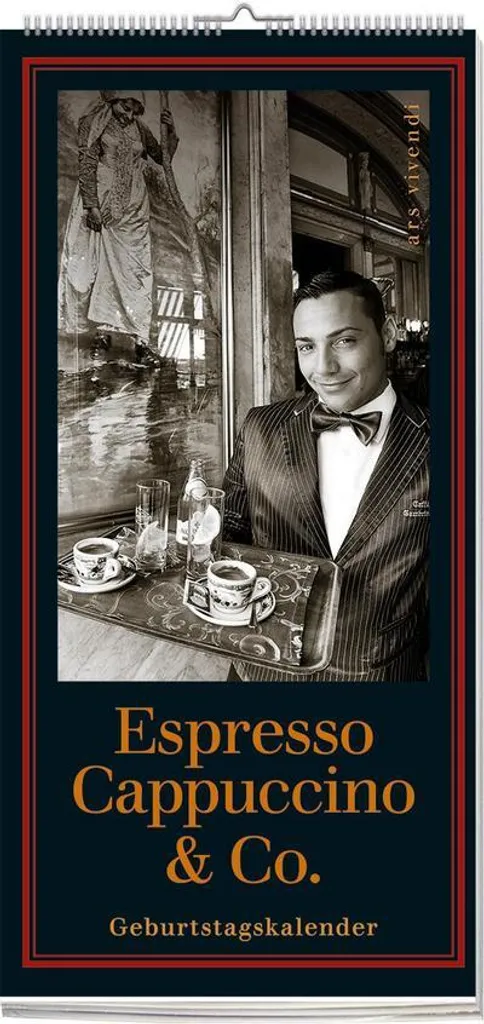 Grand Calendrier Perpétuel Anniversaire Café Espresso et Cappuccino