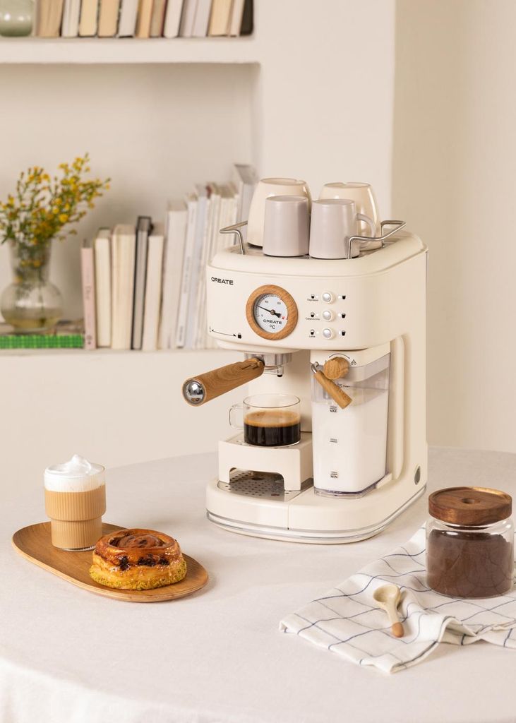 THERA RETRO PRO - Halbautomatische Espresso-Kaffeemaschine 20bar