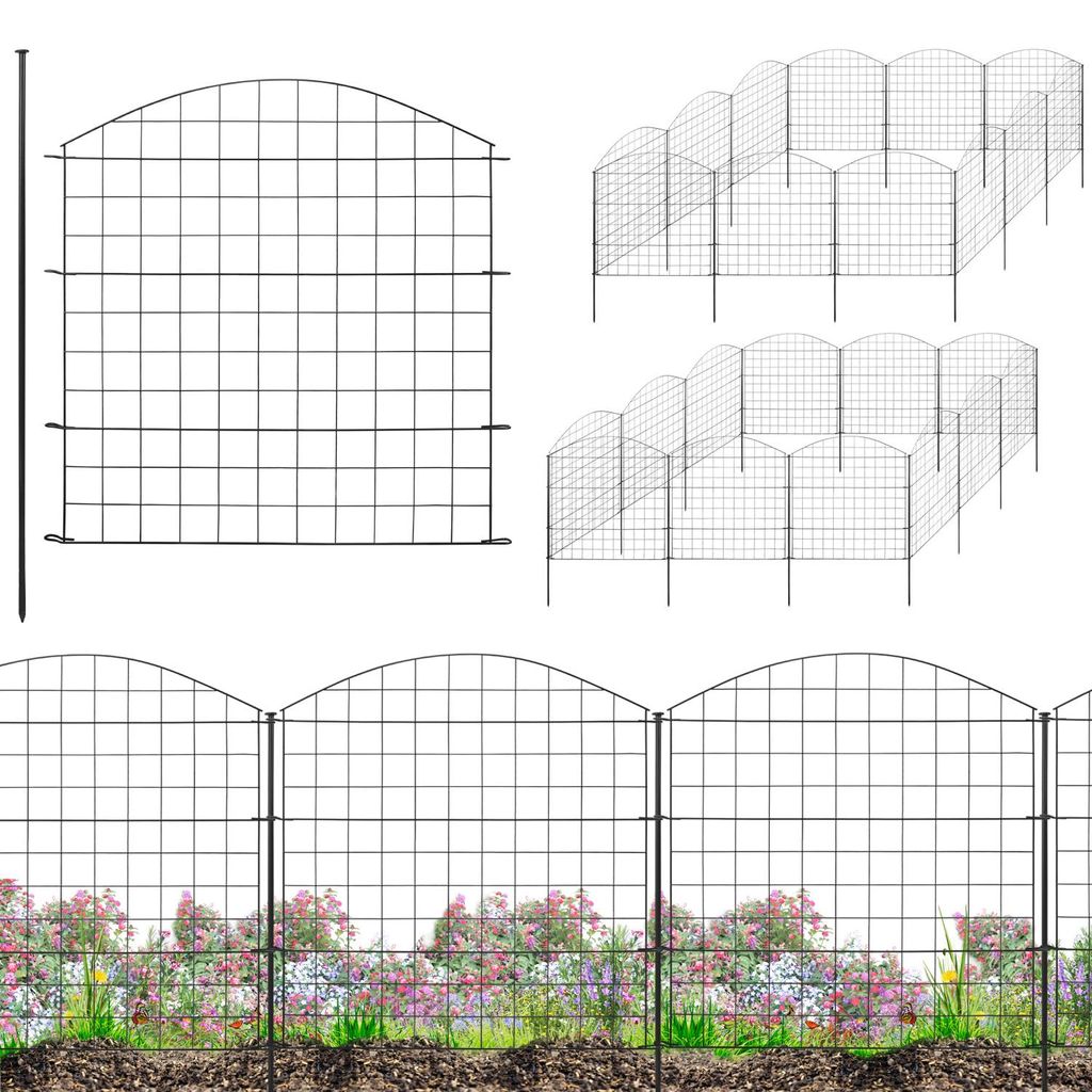 Zaun Gartenzaun Steckzaun Teichzaun für Garten Teich 24 Produktbild 