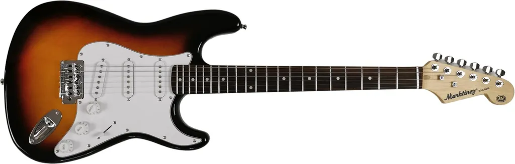 Guitare Électrique Marktinez Rocklife Sunburst : Le Son Rock Authentique