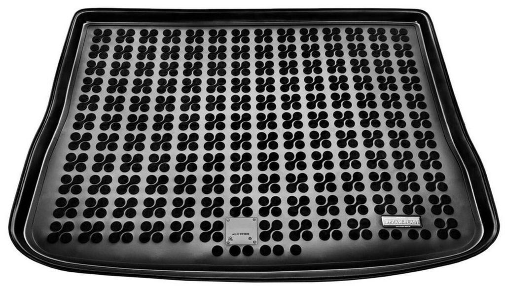 Rubber Trunk Mat Black suitable for VW Tiguan I (2007-2015) 5 Seats.