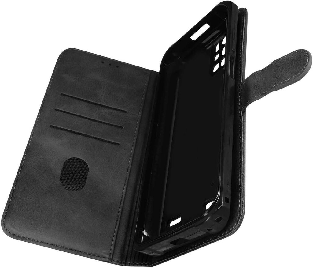 Kunstlederetui Geldbörse mit Standfunktion Ulefone Armor 12 5G – Schwarz