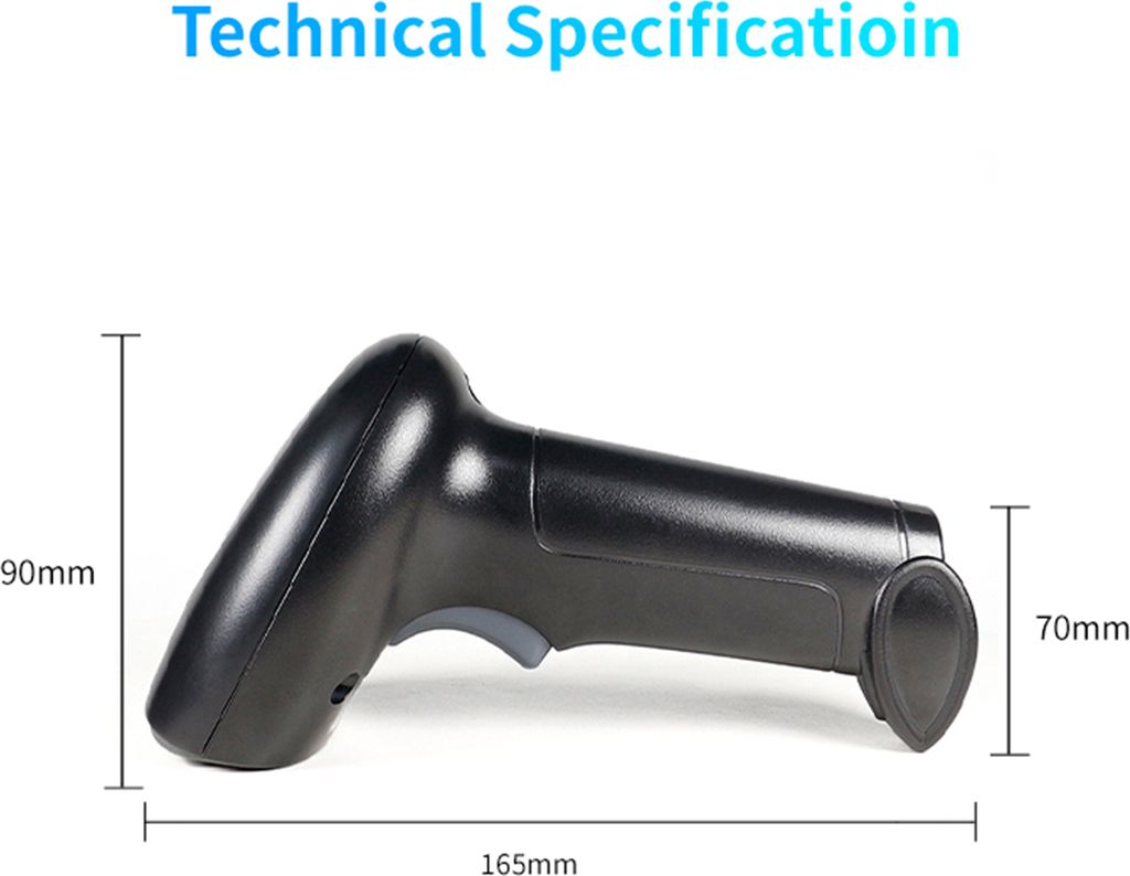 Barcodescanner 2D 1D QR Handheld Scanner, Barcode-Leser mit Produktbild 13