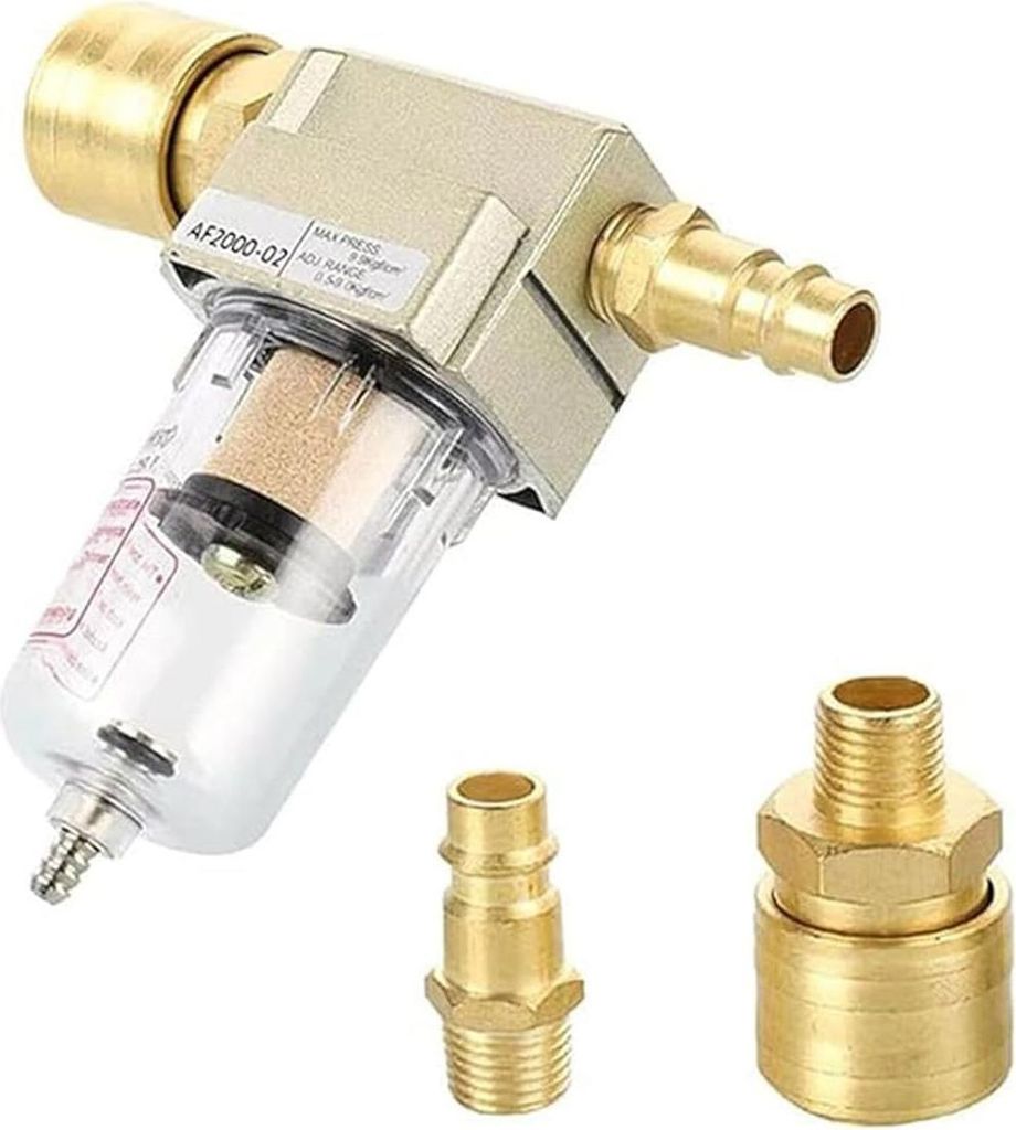 Druckluft-Wasserabscheider, 1/4"-Druckluftreglerfilter, Kompressorreglerfilter, für Kompressorfilter