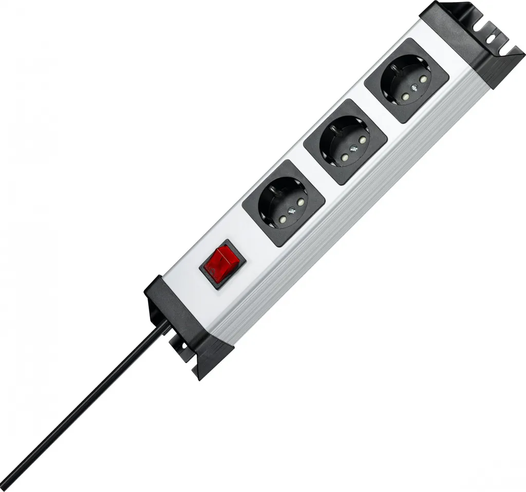 Kopp Powerversal Bloc multiprises 3 prises avec interrupteur bipolaire