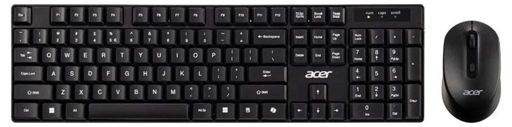 Pack Clavier et Souris Acer USB pour Ordinateur de Bureau Home Office
