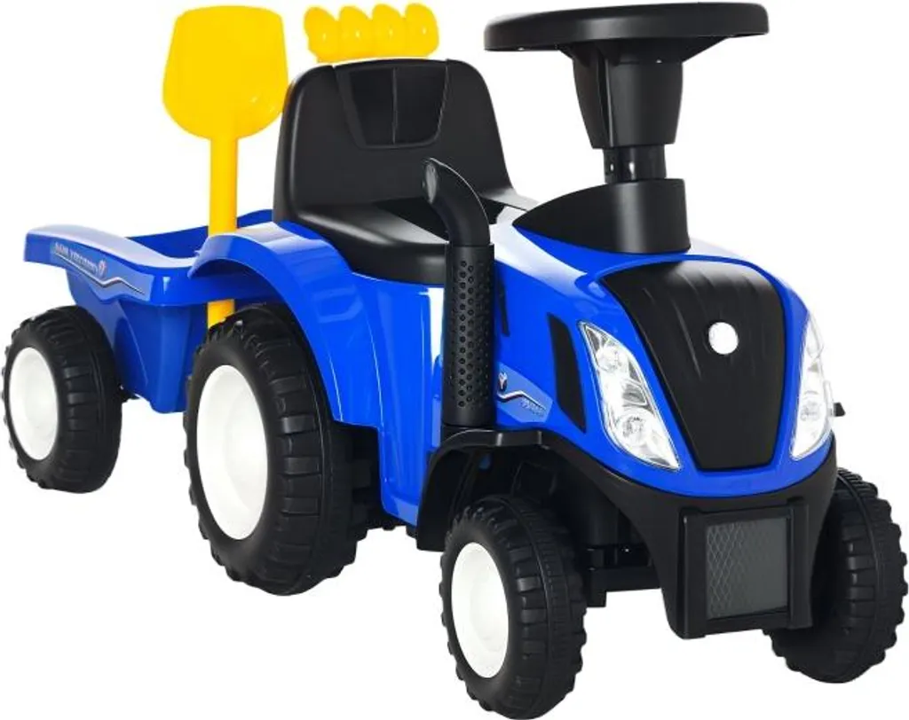 Tracteur plastique et métal Fortuna Lai pour le sable avec klaxon intégré