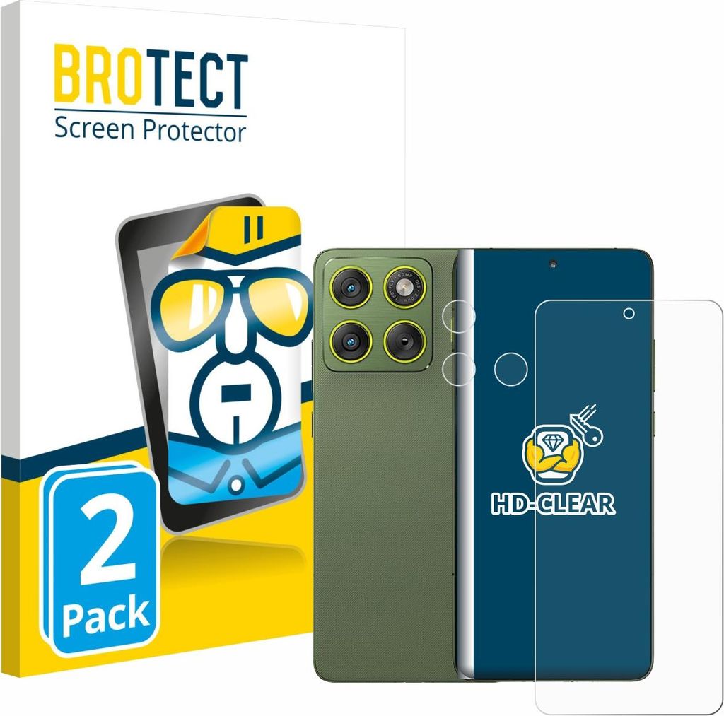 2x Für Motorola Edge 70 (Display+Kamera) Schutzfolie Produktbild 