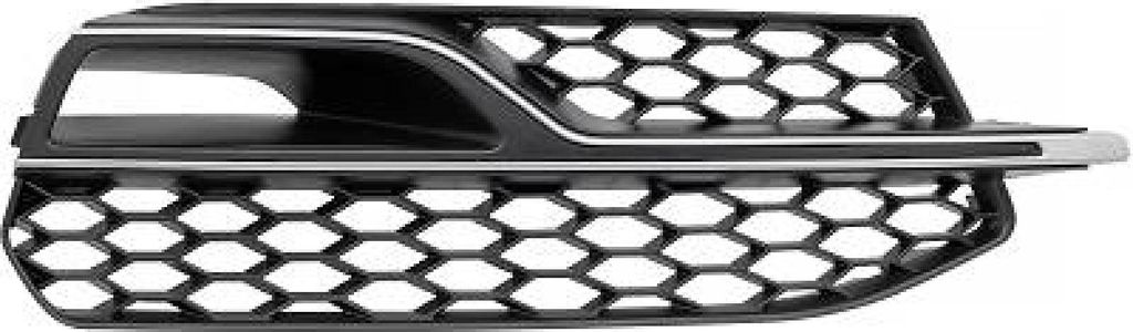 DIEDERICHS Lüftungsgitter Grill Stoßfänger für AUDI A3 Sportback (8VA, 8VF) Chrom/Schwarz