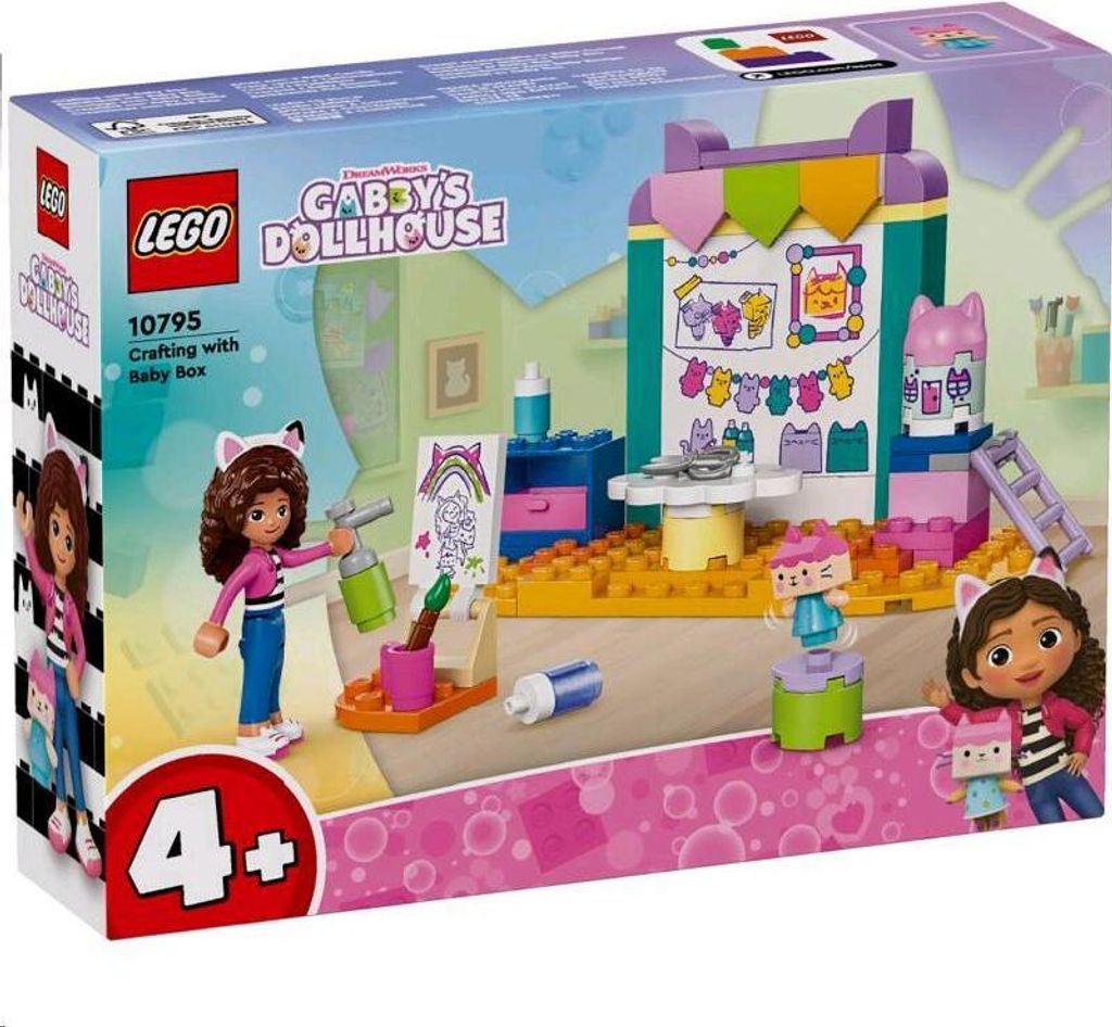 LEGO® Gabby's Dollhouse 10795 Bastelspaß mit Baby Box 4+ Produktbild 