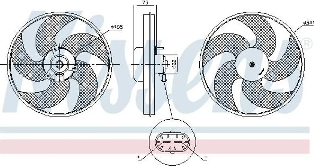 Ventilateur de radiateur 206 résout les bruits et surchauffe 125479