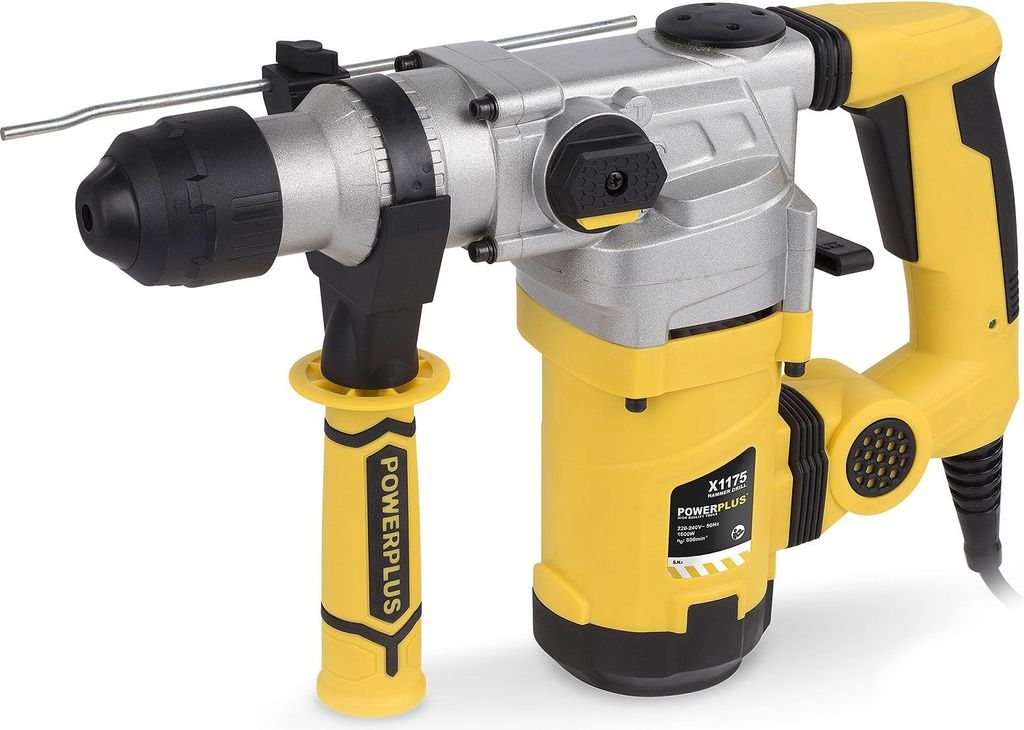 SDS Bohrhammer Bohrmaschine Schlagbohrhammer 1.600 W + Bohrer + Meißel + Koffer