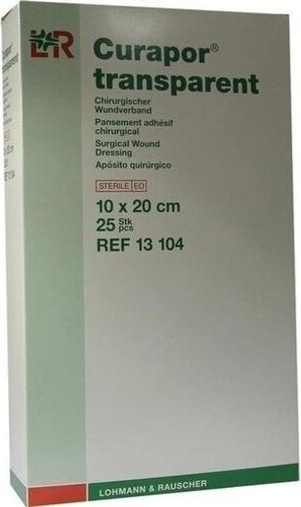 CURAPOR Wundverband steril transparent 10x20 cm
