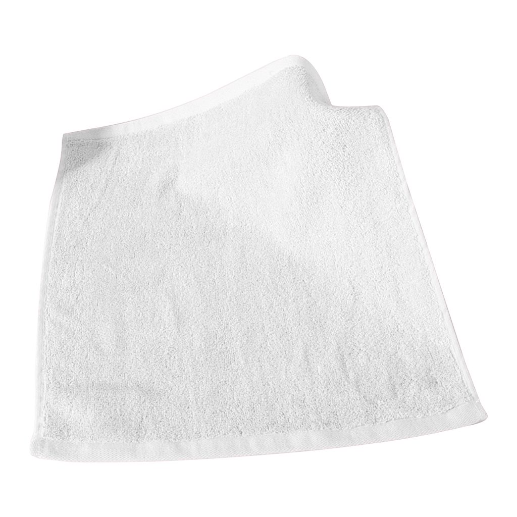 Babytuchkleidung resistent umweltfreundlich Polyester kleiner Größe Speichel Handtuch Gesicht Tücher für Zuhause-Weiß