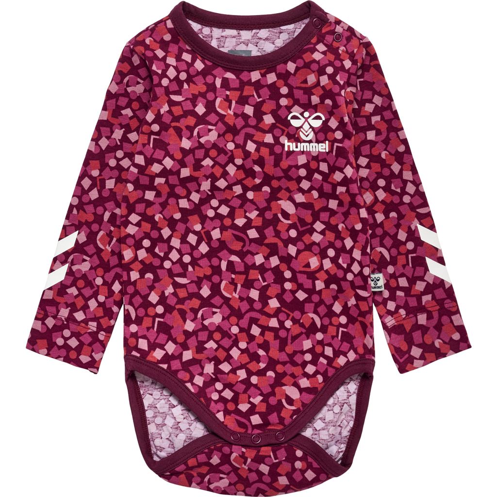hummel hmlCONFETTI BODY L/S - WINDSOR WINE - 68