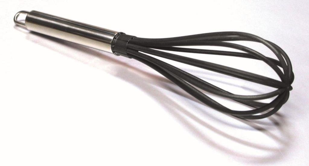 Kelomat Schneebesen Nylon Griff Edelstahl größe L 25cm