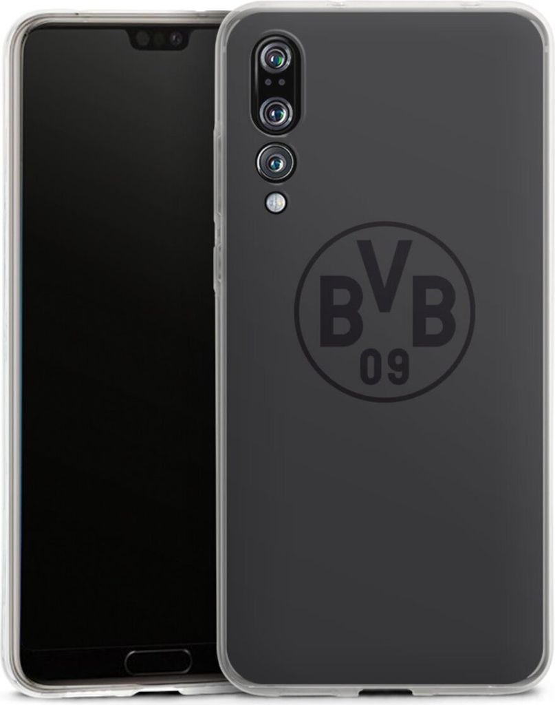 DeinDesign Handyhülle für Huawei P20 Pro Silikon Hülle Case Smartphone Schutzhülle BVB Borussia Dortmund Logo