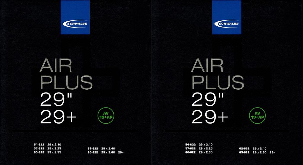 Schwalbe Schlauch AV19+AP Air Plus 40mm (29+") 54/65-622 Produktbild 