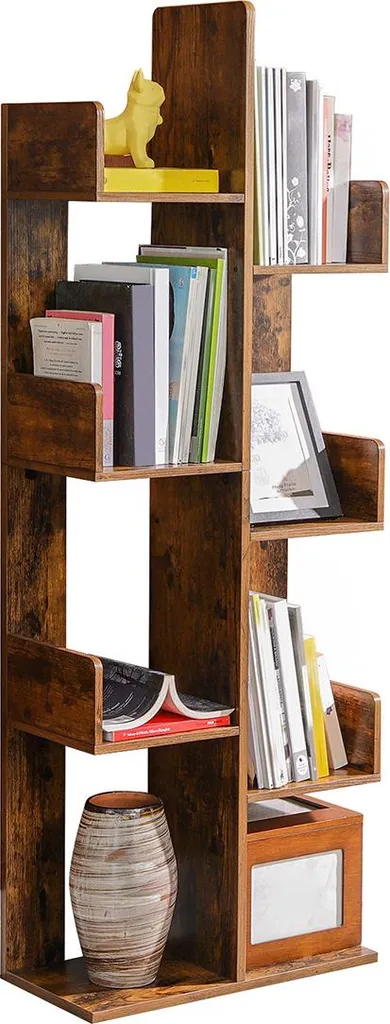 Étagère de rangement 8 tablettes pour archives et dossiers de bureau