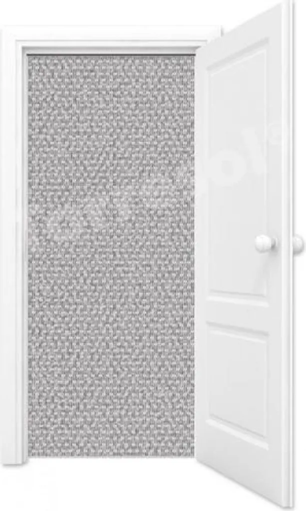 Moustiquaire tubulaire résistante 90x210 cm gris flammé haute densité
