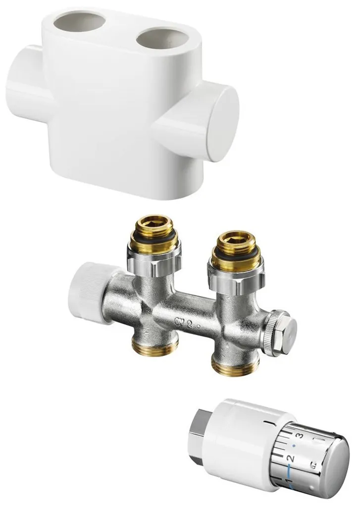 SET OVENTROP MULTIBLOCK T BIANCO - L'Originale Tedesco Interasse 50mm