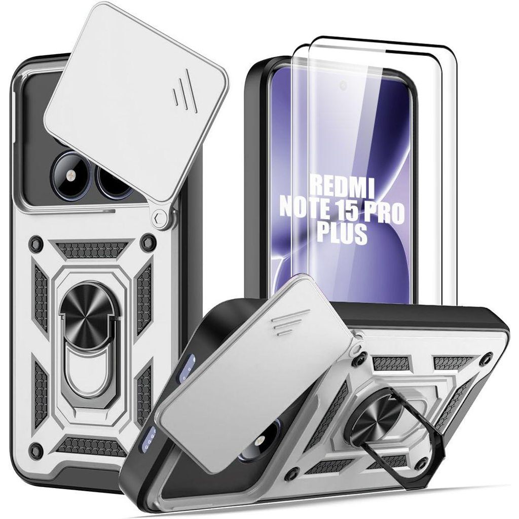 Coque + 2 Verres Trempés pour Xiaomi Redmi Note 15 Pro Plus Image du produit 