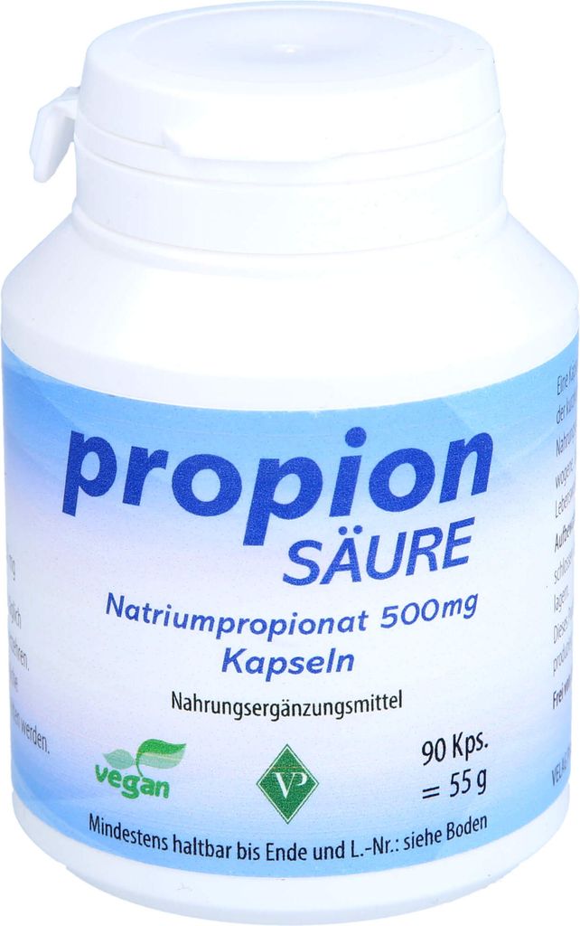 Propionsäure 500 mg vegan, 90 St KAP