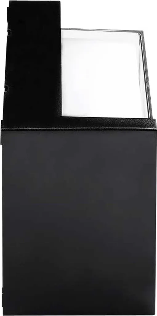 Applique Murale Extérieure LED Étanche IP65 Design Carré Noir 12W 4000K - 7