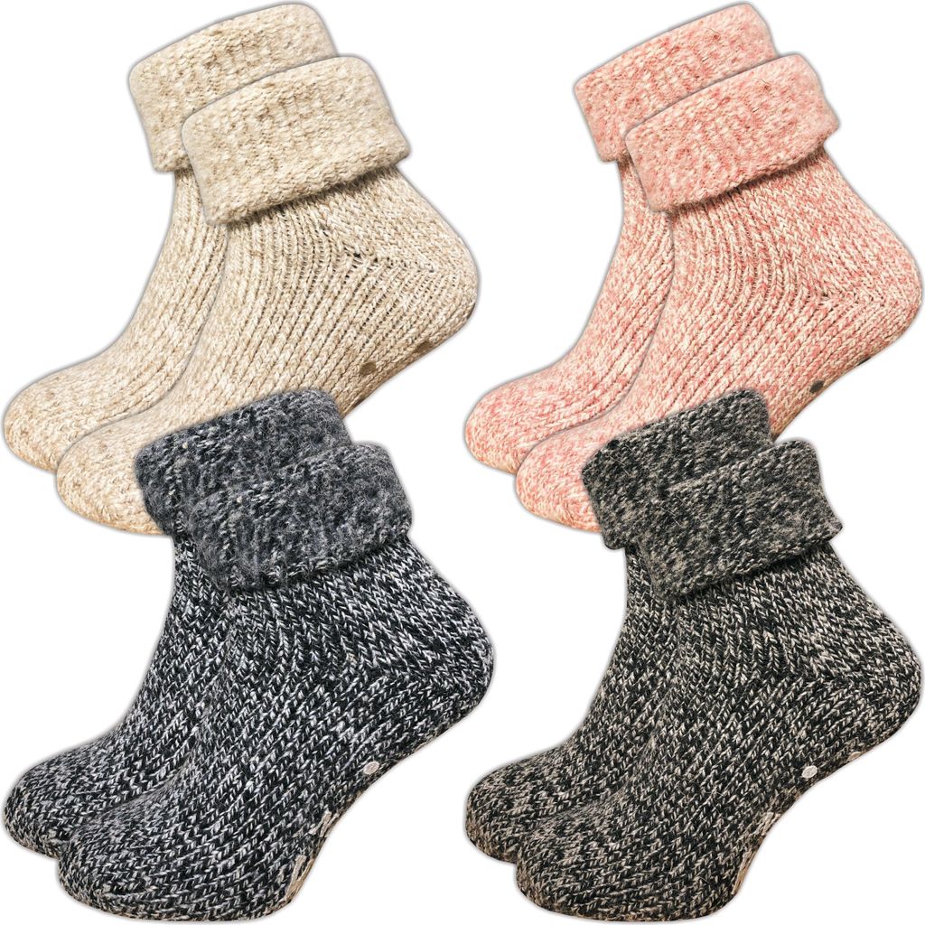 Gawilo Stoppersocken Damen (1 Paar), 4er Pack / 39 - 42
