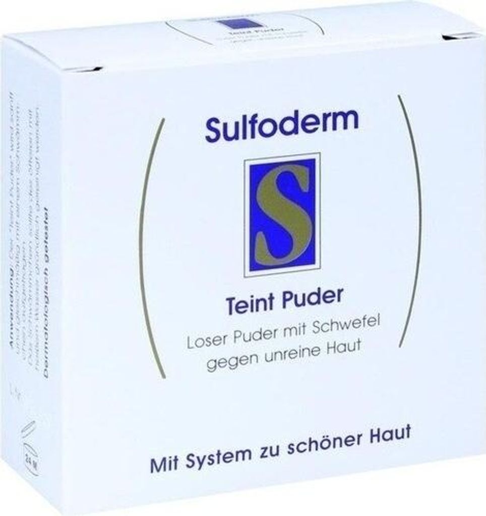 Sulfoderm S Teint Puder gegen unreine Haut, 20 g Puder