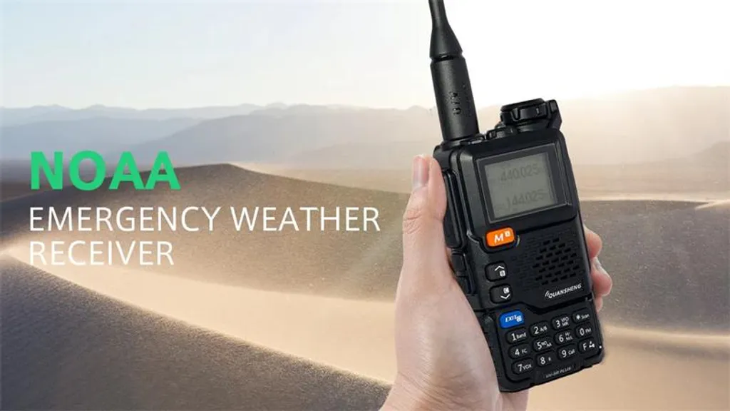 Radio portable bi-bande sans écran pour liaison longue distance
