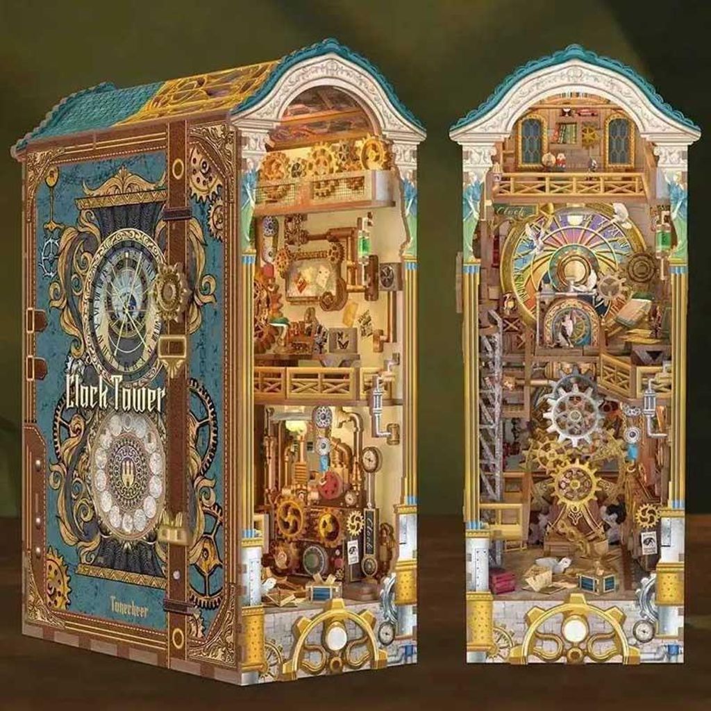 DIY Book Nook Geheimnisse des Uhrturms - 3D-Puzzle - 430 Produktbild 