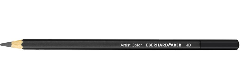 Eberhard Faber Artist Color 511004 Bleistift 4B, 4B, grau Produktbild 