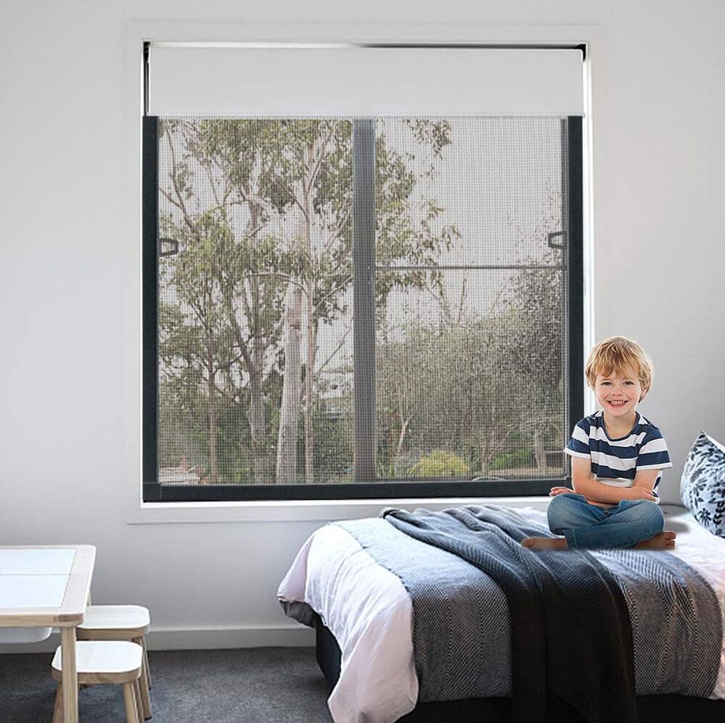 TRMLBE Fliegengitter Fenster mit Rahmen Fensternetz Produktbild 7