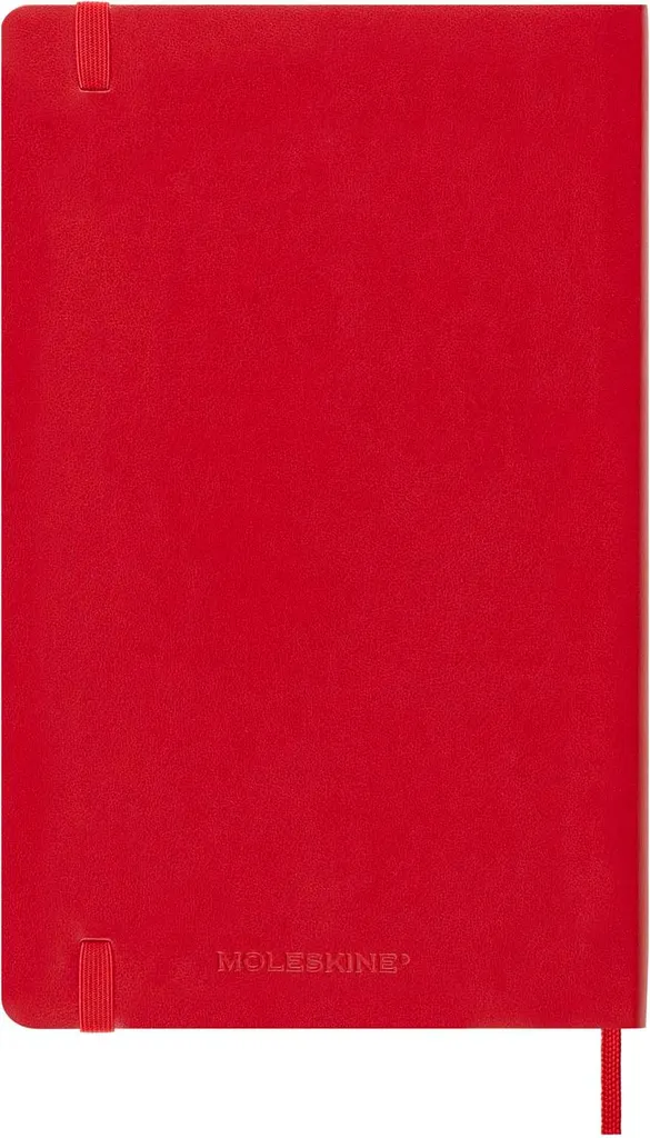 Moleskine Classic Notebook Large Squared Scarlet Red - Carta Avorio 70g - 5
