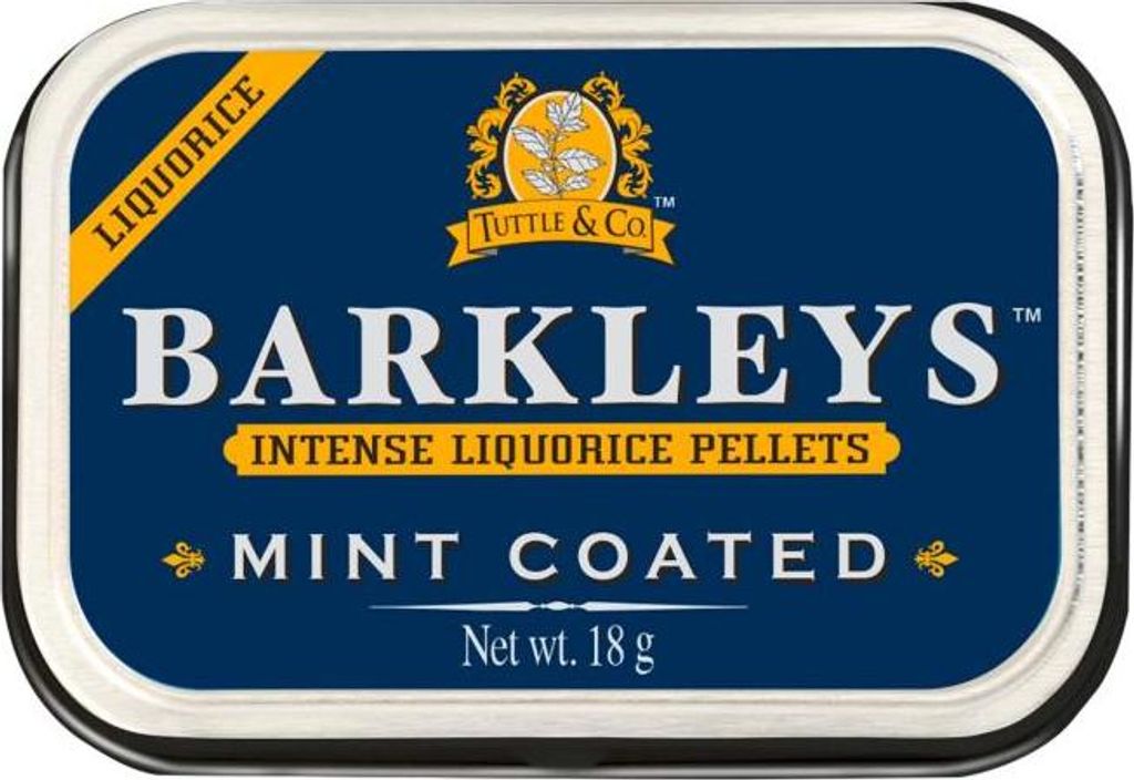Barkleys Liquorice Mint Coated Pastillen mit Pfefferminz Produktbild 