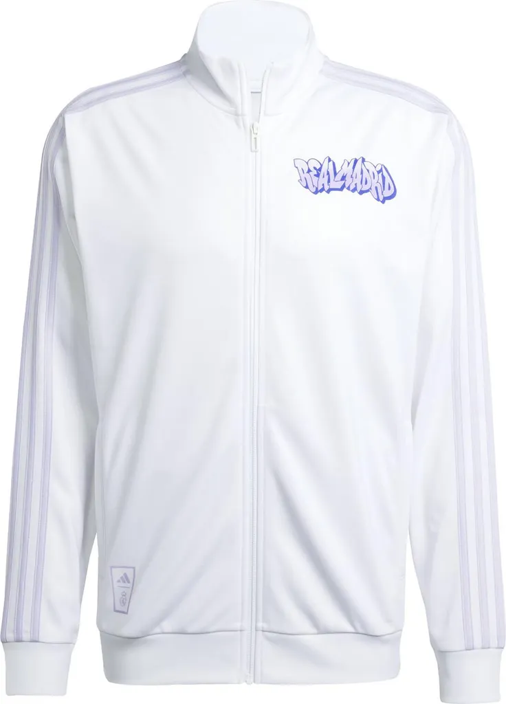 Veste à Capuche Adidas Real Madrid DNA Bleu Marine Taille L pour Homme