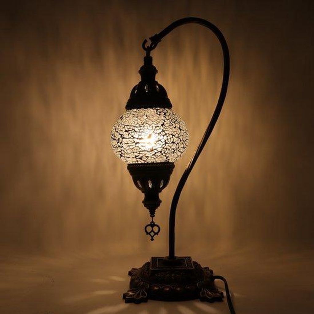 Lampada turca – Lampada a mosaico – Lampada da tavolo – Immagine del prodotto 