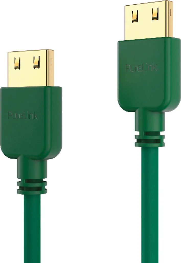 Câble HDMI 1m Vert pour TV Murale - PureLink PI0503-010 Format Slim Discret