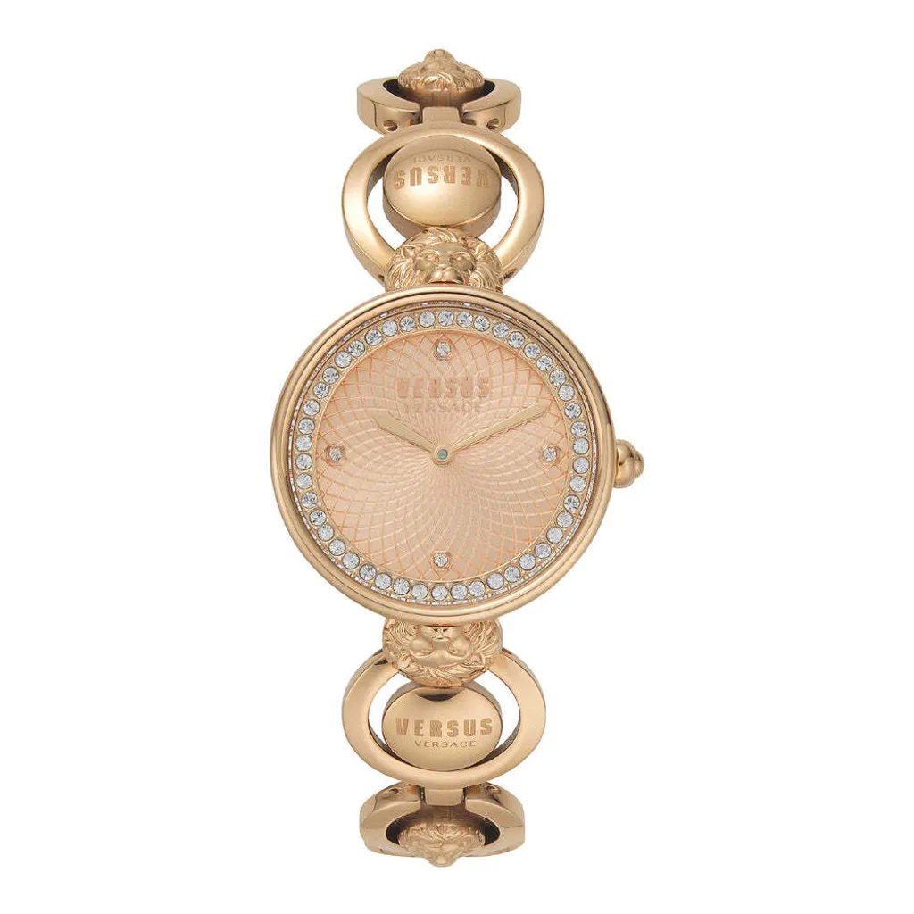 Montre bracelet femme Versus Victoria Harbour chic avec cadran guilloché