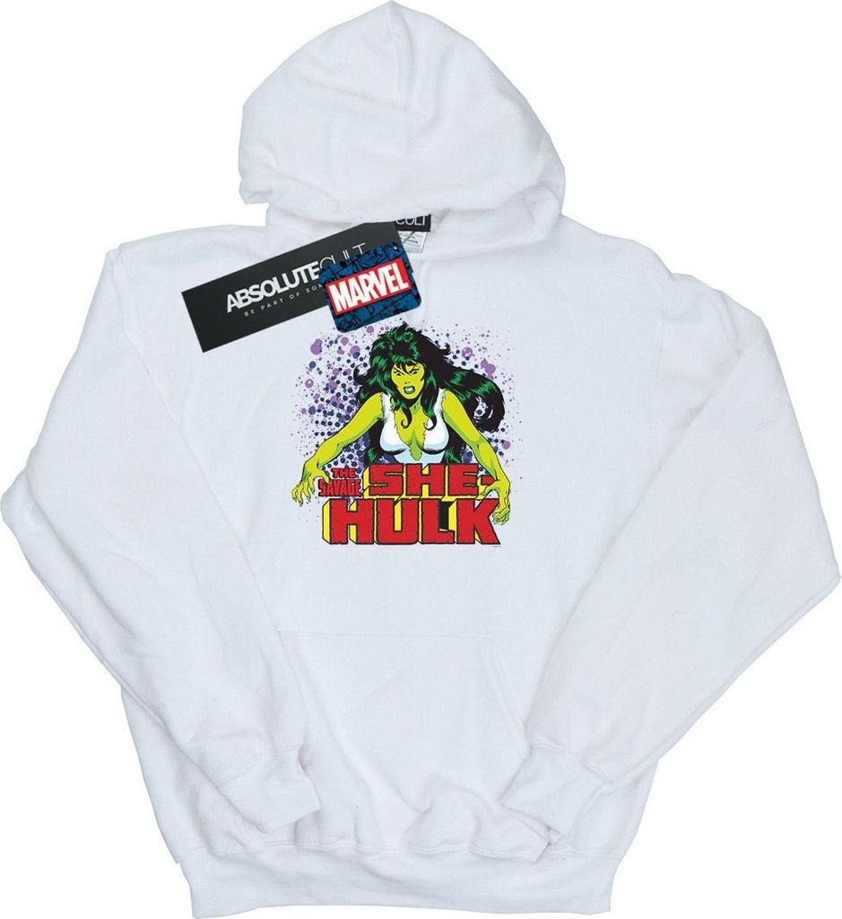 Marvel - "The Savage" Kapuzenpullover für Damen BI11670 (M) (Weiß)