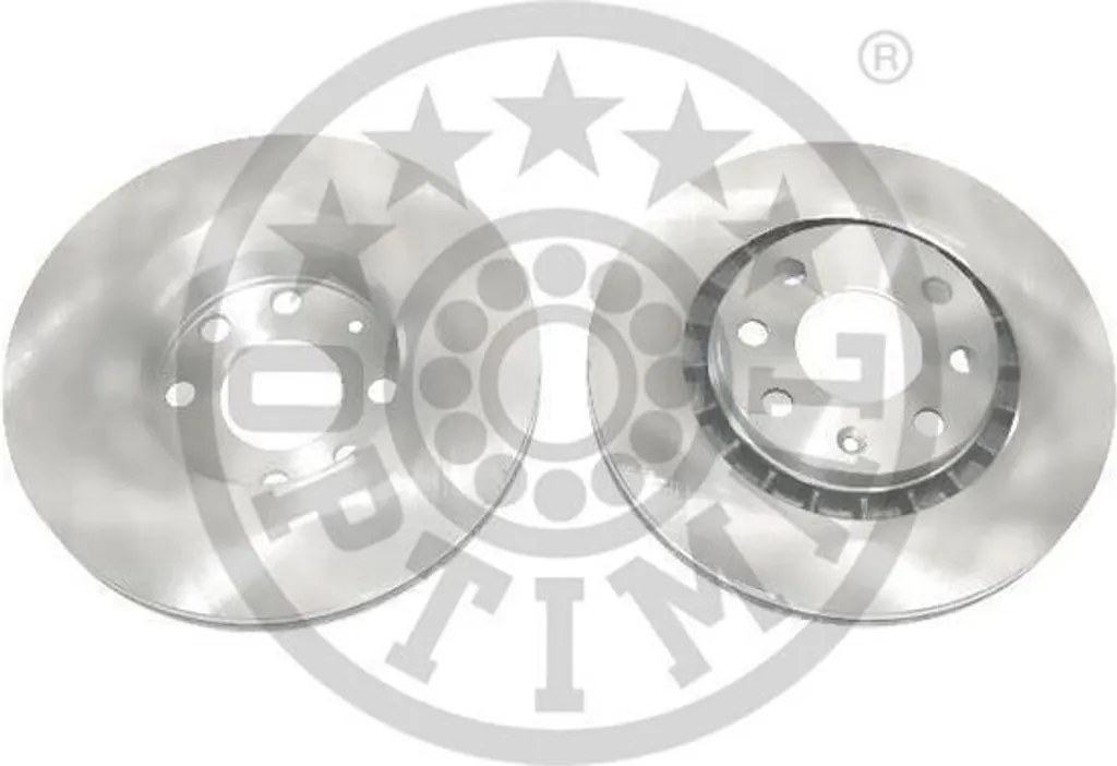 Paire de Disques de Frein OPTIMAL BS-1780C Haute Résistance pour OPEL